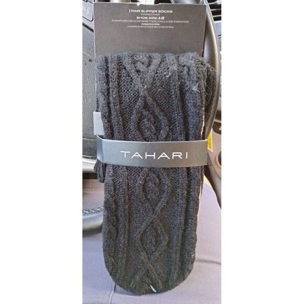 Tahari Women's Slipper Socks Shoe Size 4-10‎ Gray New